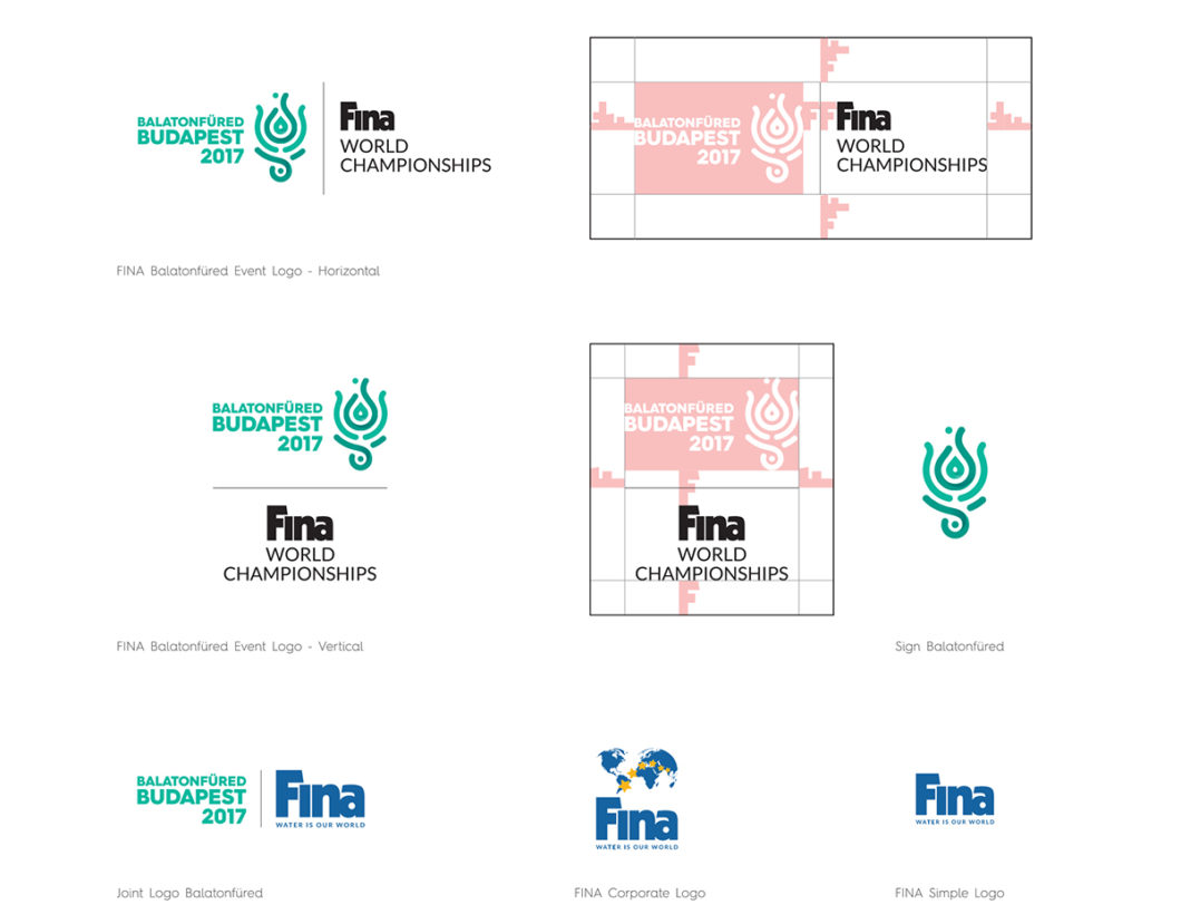 Graphasel Design Studio - 17th FINA World Championships budapest 2017 – visual identity - Branding Packaging Print Product design Graphasel Design Studio - 17th FINA World Championships budapest 2017 – visual identity - Branding Packaging Print Product design