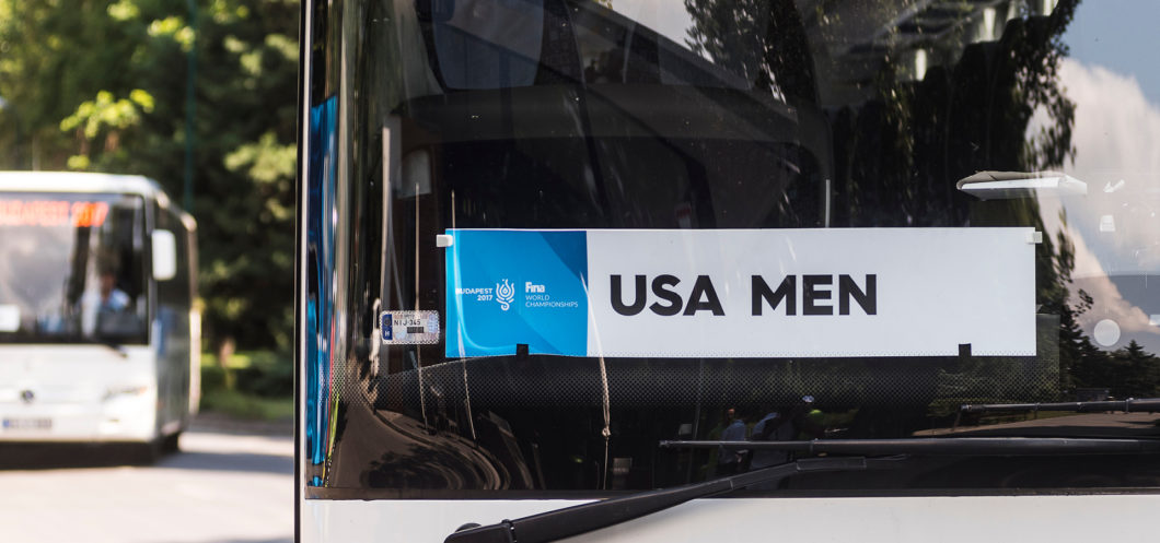 Graphasel Design Studio - 17th FINA World Championships & Danube Arena – Signage System - Branding Interior Print Wayfinding Graphasel Design Studio - 17th FINA World Championships & Danube Arena – Signage System - Branding Interior Print Wayfinding