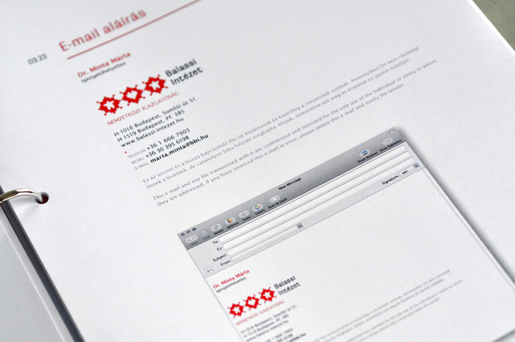Graphasel Design Studio - Balassi Institute Identity - Branding Print Graphasel Design Studio - Balassi Institute Identity - Branding Print