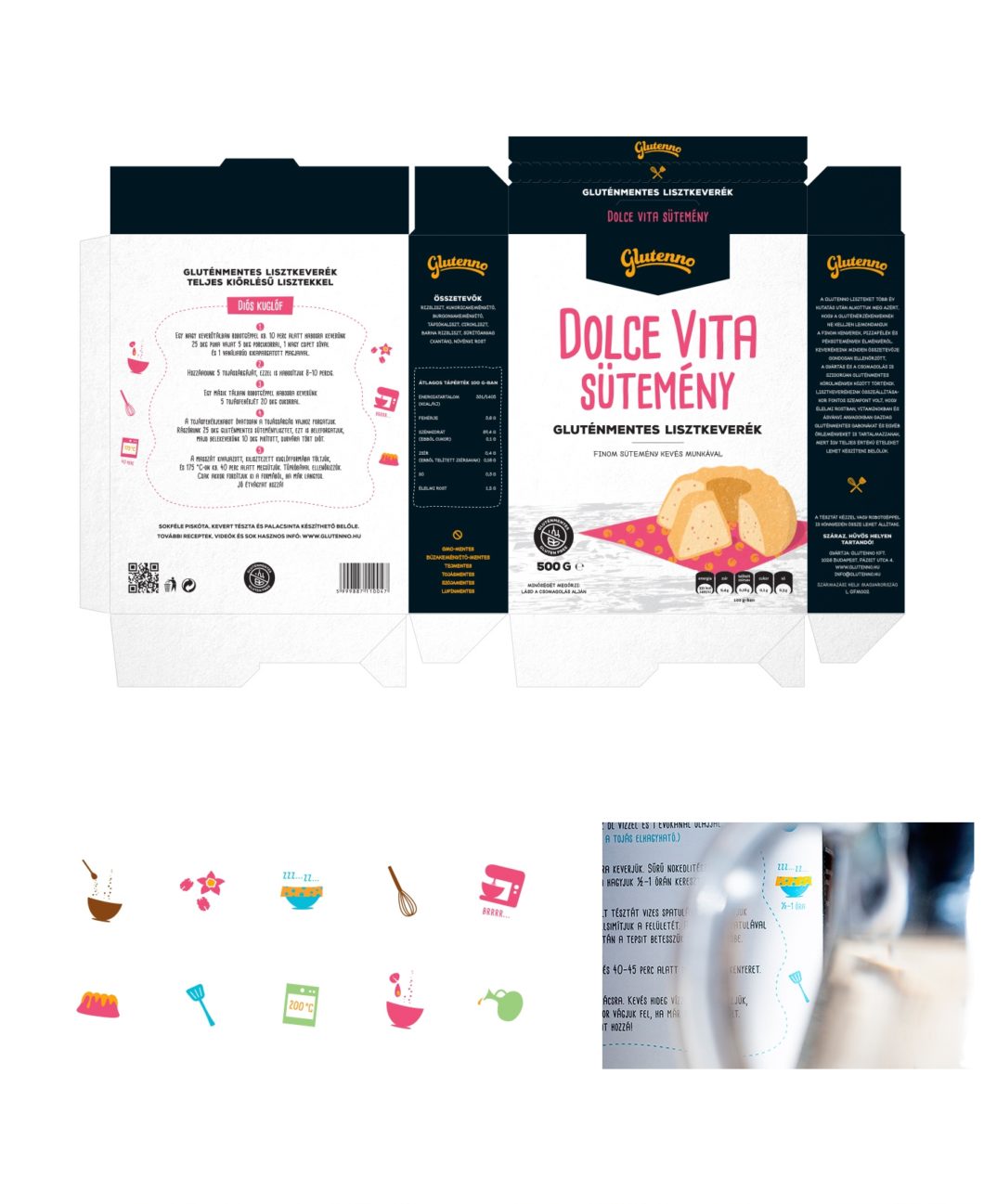 Graphasel Design Studio - Glutenno Packaging - Branding Packaging Graphasel Design Studio - Glutenno Packaging - Branding Packaging