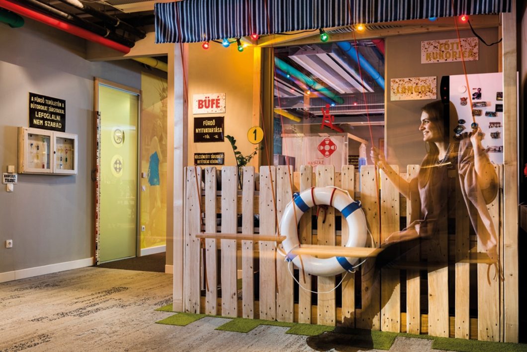 Graphasel Design Studio - Google Budapest – spa office - Interior Graphasel Design Studio - Google Budapest – spa office - Interior