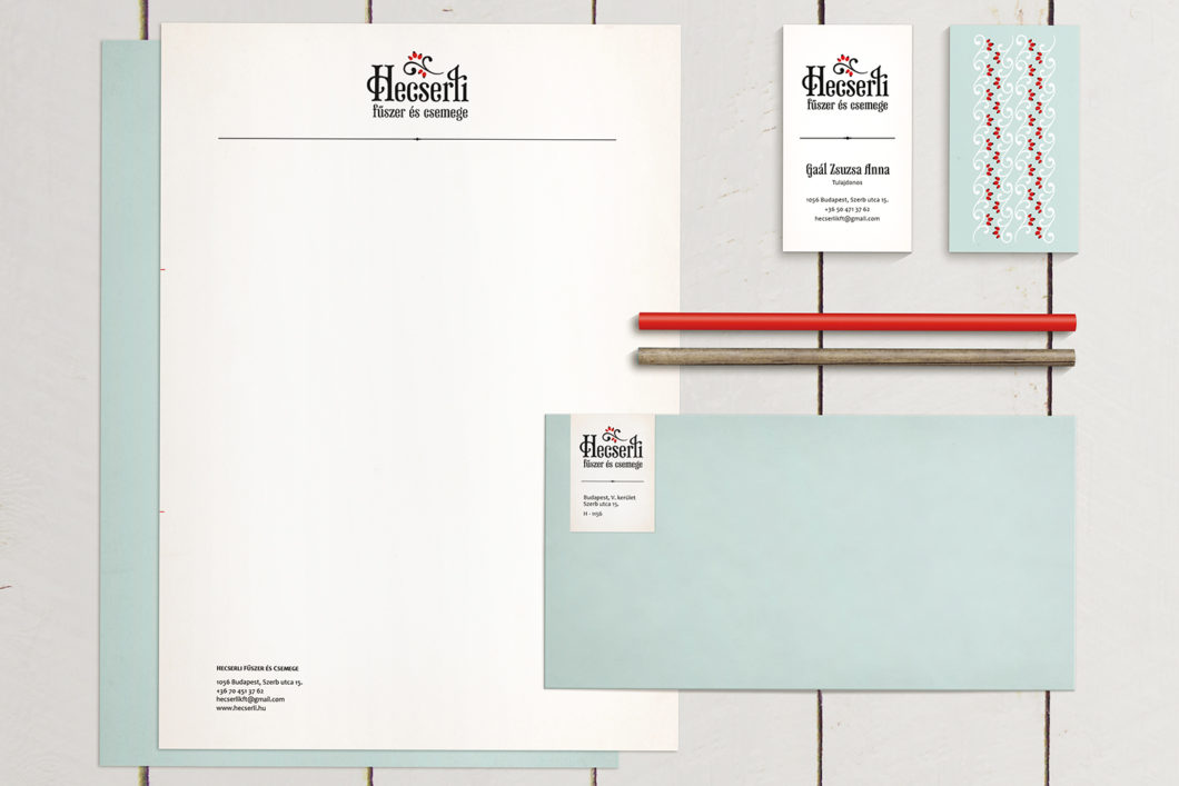 Graphasel Design Studio - Hecserli Delicatessen - Branding Print Graphasel Design Studio - Hecserli Delicatessen - Branding Print