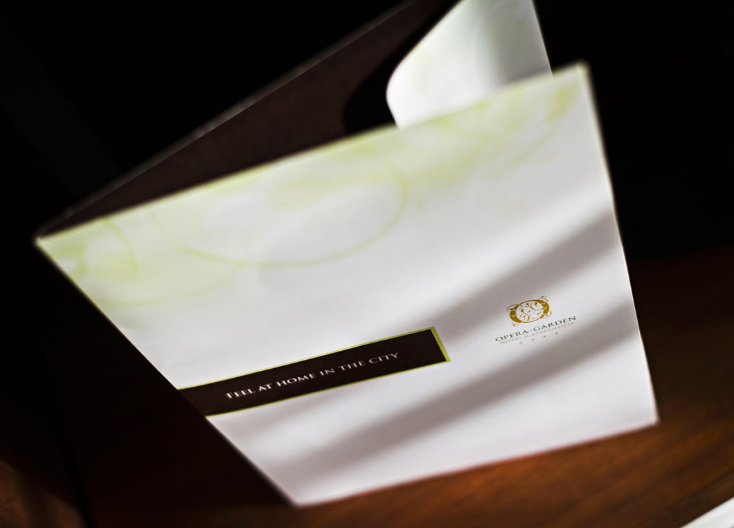 Graphasel Design Studio - Hotel Opera Garden - Branding Print Graphasel Design Studio - Hotel Opera Garden - Branding Print