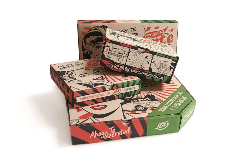 Graphasel Design Studio - Pizza Forte Packaging - Packaging Print Graphasel Design Studio - Pizza Forte Packaging - Packaging Print