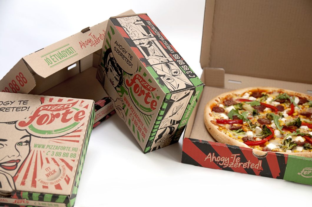 Graphasel Design Studio - Pizza Forte Packaging - Packaging Print Graphasel Design Studio - Pizza Forte Packaging - Packaging Print