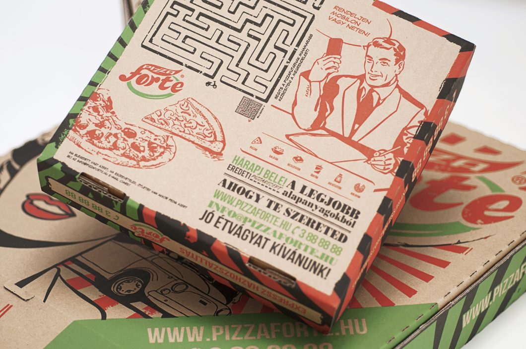 Graphasel Design Studio - Pizza Forte Packaging - Packaging Print Graphasel Design Studio - Pizza Forte Packaging - Packaging Print