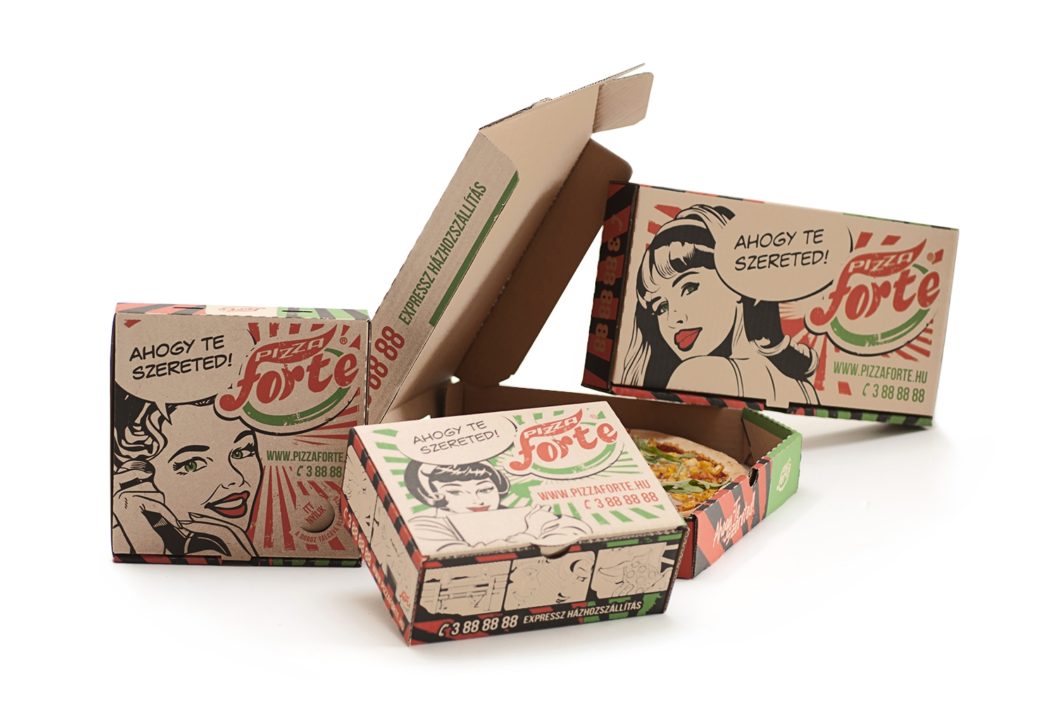 Graphasel Design Studio - Pizza Forte Packaging - Packaging Print Graphasel Design Studio - Pizza Forte Packaging - Packaging Print
