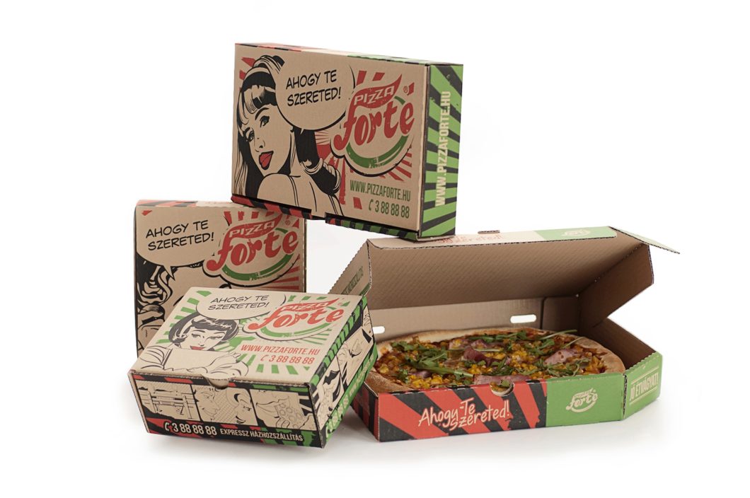 Graphasel Design Studio - Pizza Forte Packaging - Packaging Print Graphasel Design Studio - Pizza Forte Packaging - Packaging Print