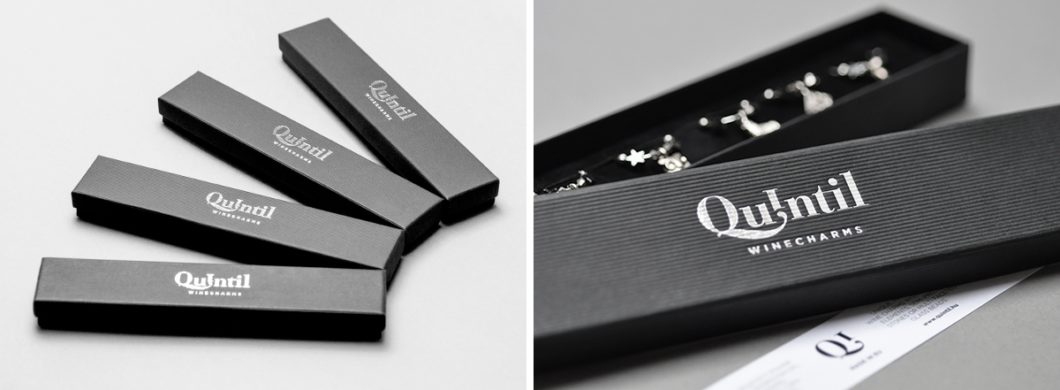Graphasel Design Studio - Quintil Wine Charms - Branding Online Packaging Graphasel Design Studio - Quintil Wine Charms - Branding Online Packaging