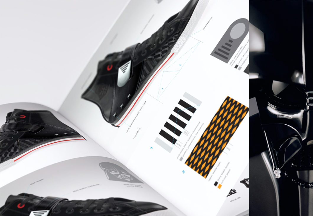 Graphasel Design Studio - Star Wars Shoes Collection - Branding Packaging Print Product design Graphasel Design Studio - Star Wars Shoes Collection - Branding Packaging Print Product design
