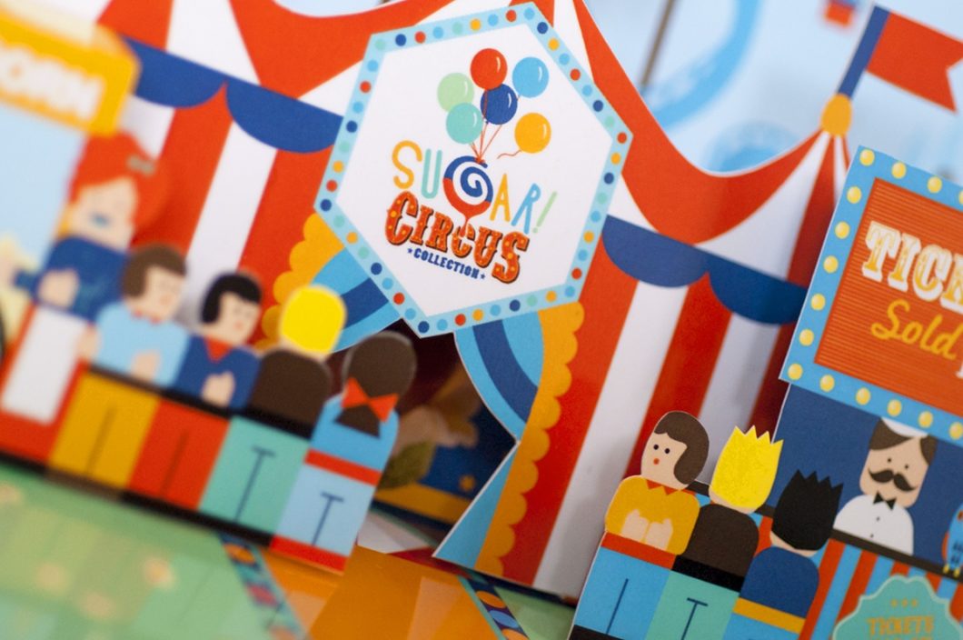 Graphasel Design Studio - Sugar! Circus Collection - Packaging Graphasel Design Studio - Sugar! Circus Collection - Packaging