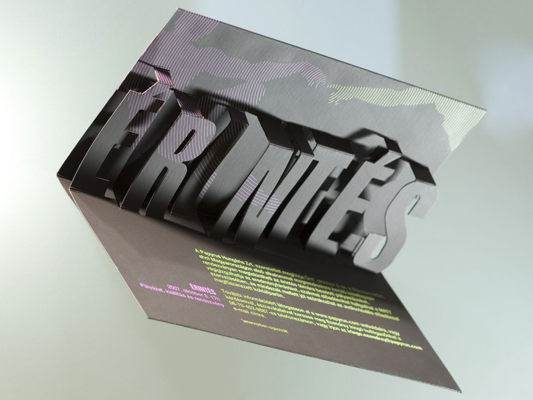 Graphasel Design Studio - “Touch” Invitation for Tender - Print Graphasel Design Studio - “Touch” Invitation for Tender - Print